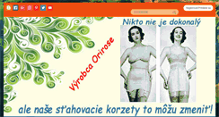 Desktop Screenshot of lacne-korzety.sk